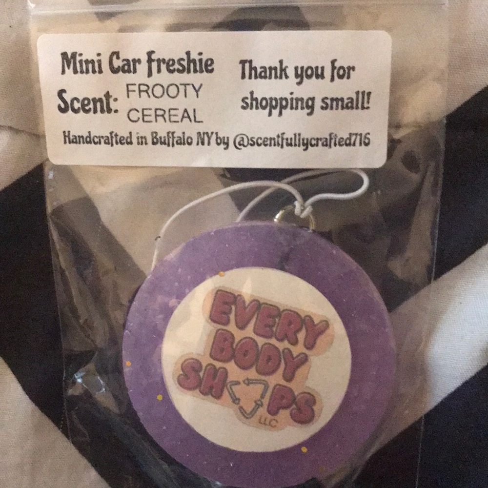 Mini Car Freshie - Purple Frooty Cereal Scent